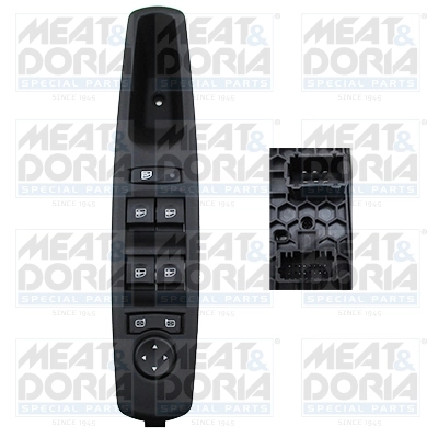 Switch, window regulator